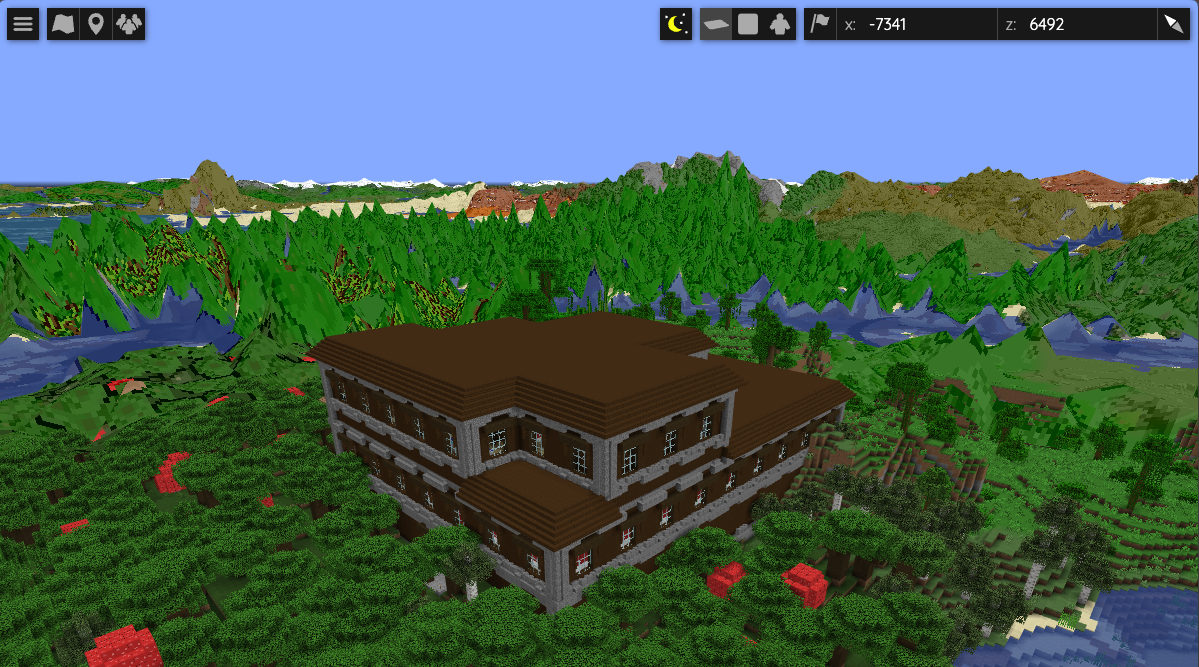 Screenshot of Crafting Comrades Website World Map Link.