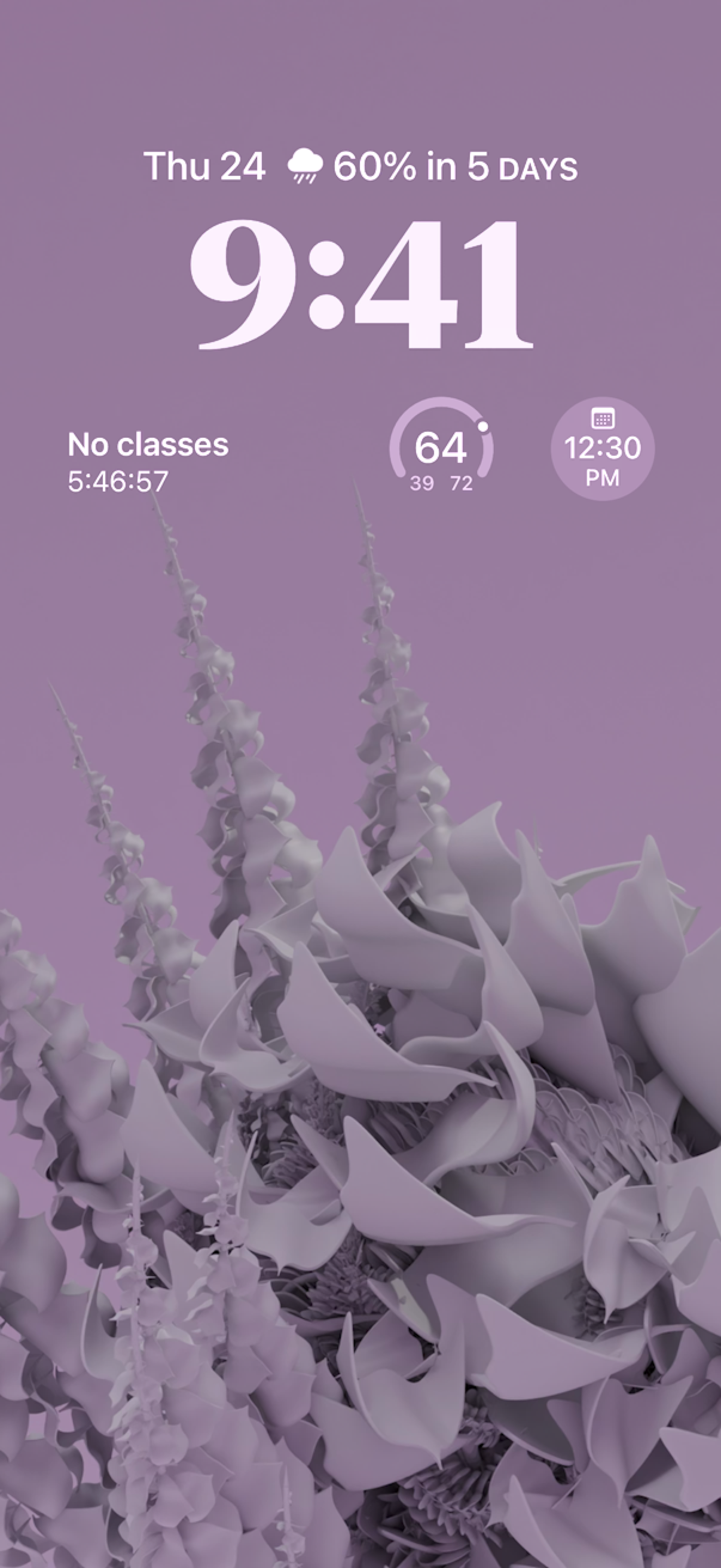 Example of a procedural plant wallpaper.