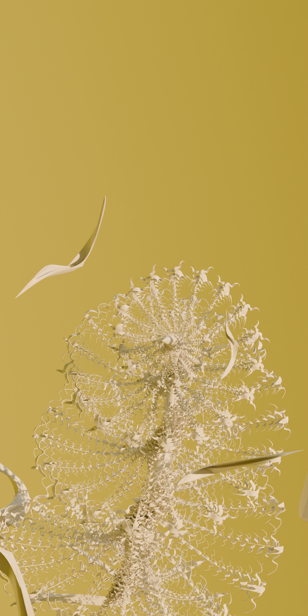 Example of a procedural plant wallpaper.