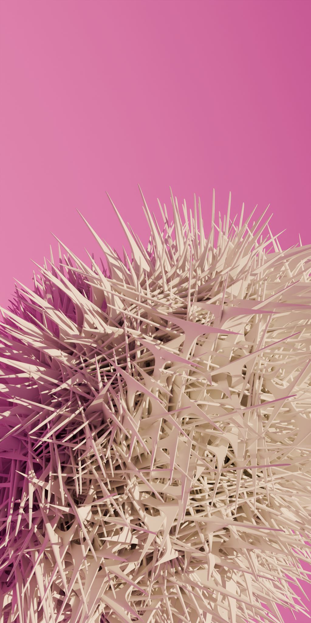 Example of a procedural plant wallpaper.